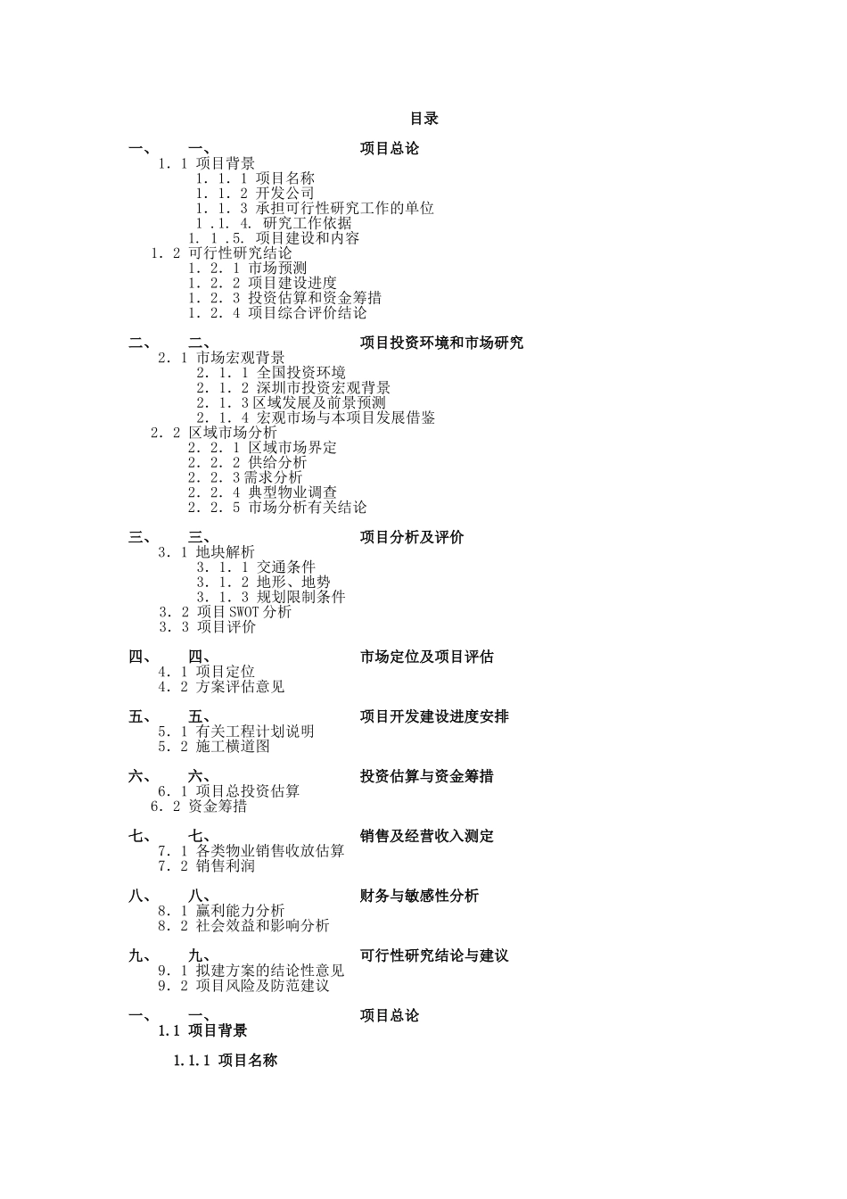 新华苑二期地产项目计划立项可行性研究报告_第1页