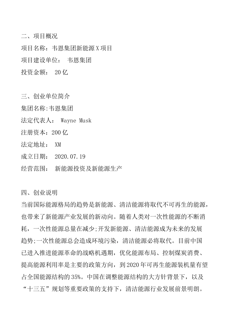 新能源创业计划书_第2页