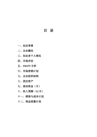 阳光之家老人院养老院创业计划书