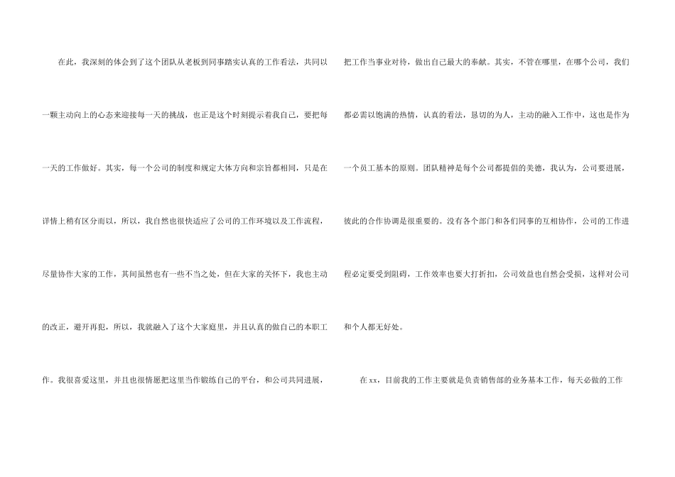 销售人员转正自我鉴定_第3页