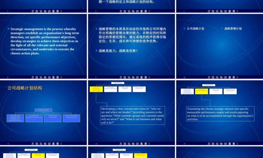 战略营销与广告策略（方法比知识重要）