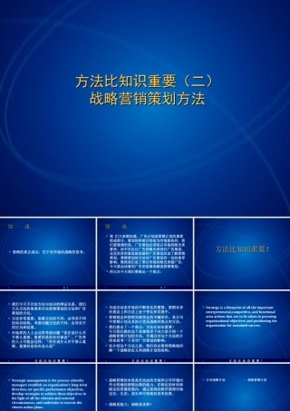 战略营销与广告策略（方法比知识重要）