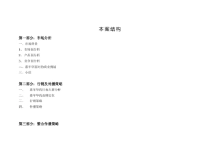 长安福特全国市场整合传播方案