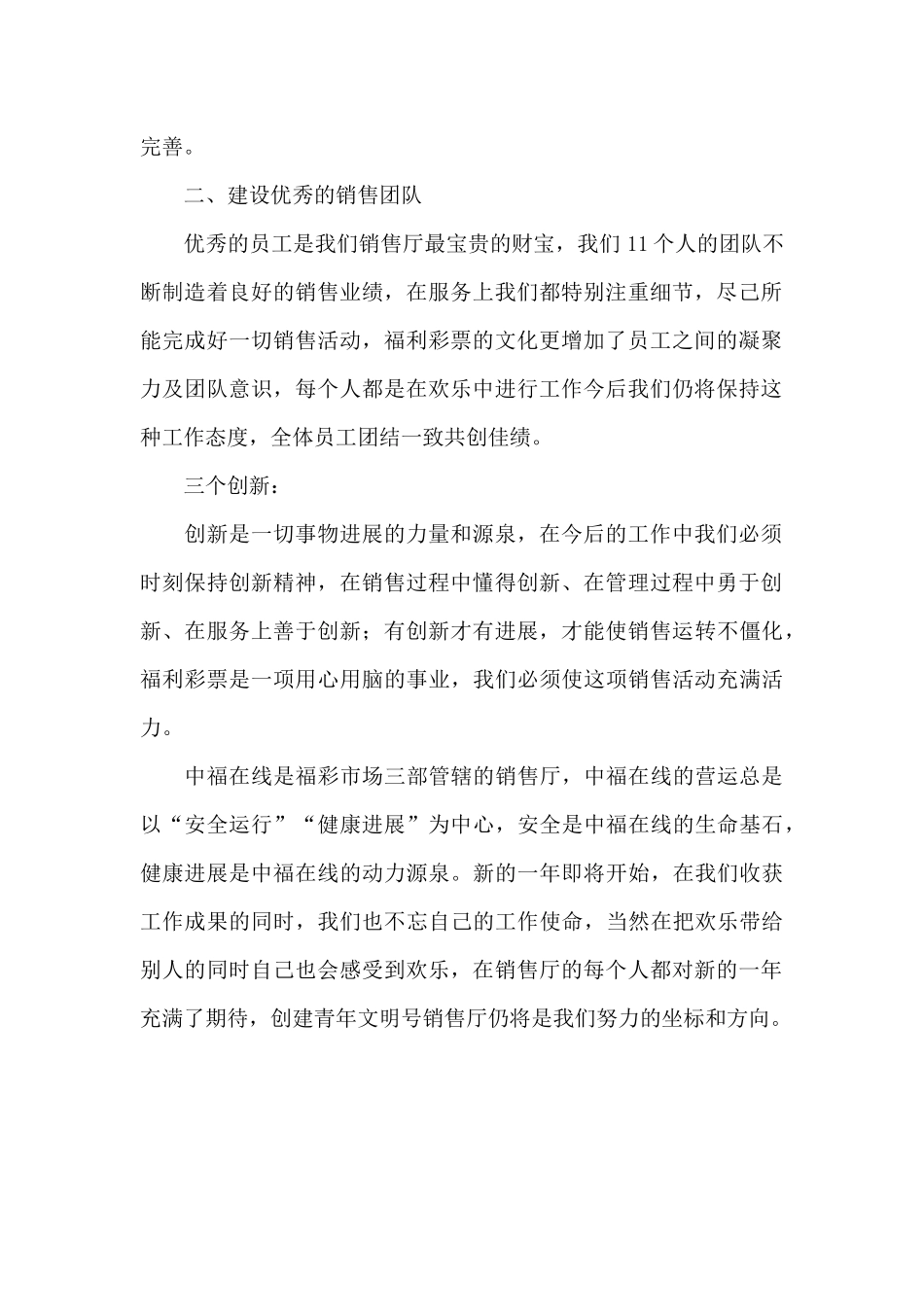 销售团队2024年度工作总结_第2页