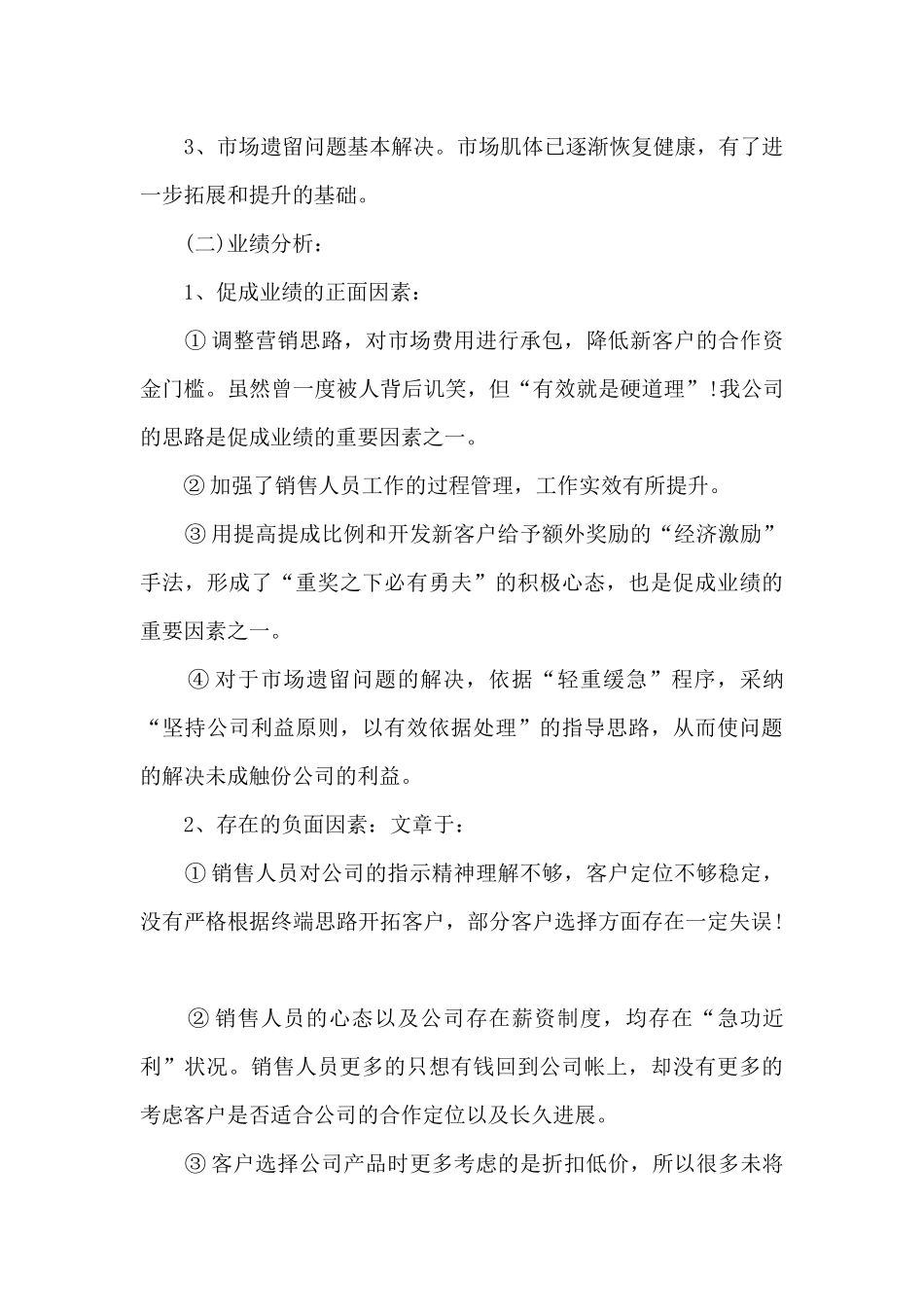 销售总监个人工作总结_第3页