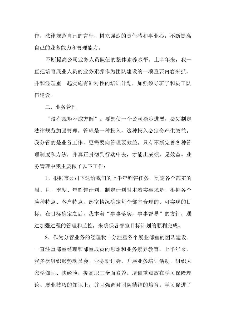 销售总监月工作总结五篇_第2页