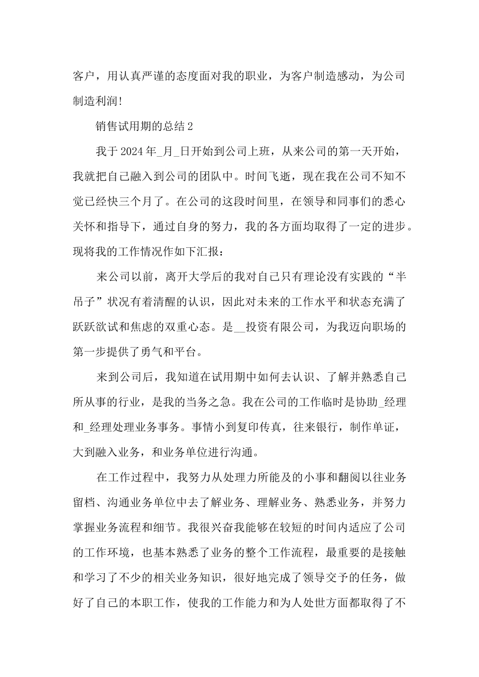 销售试用期的总结范文_第2页