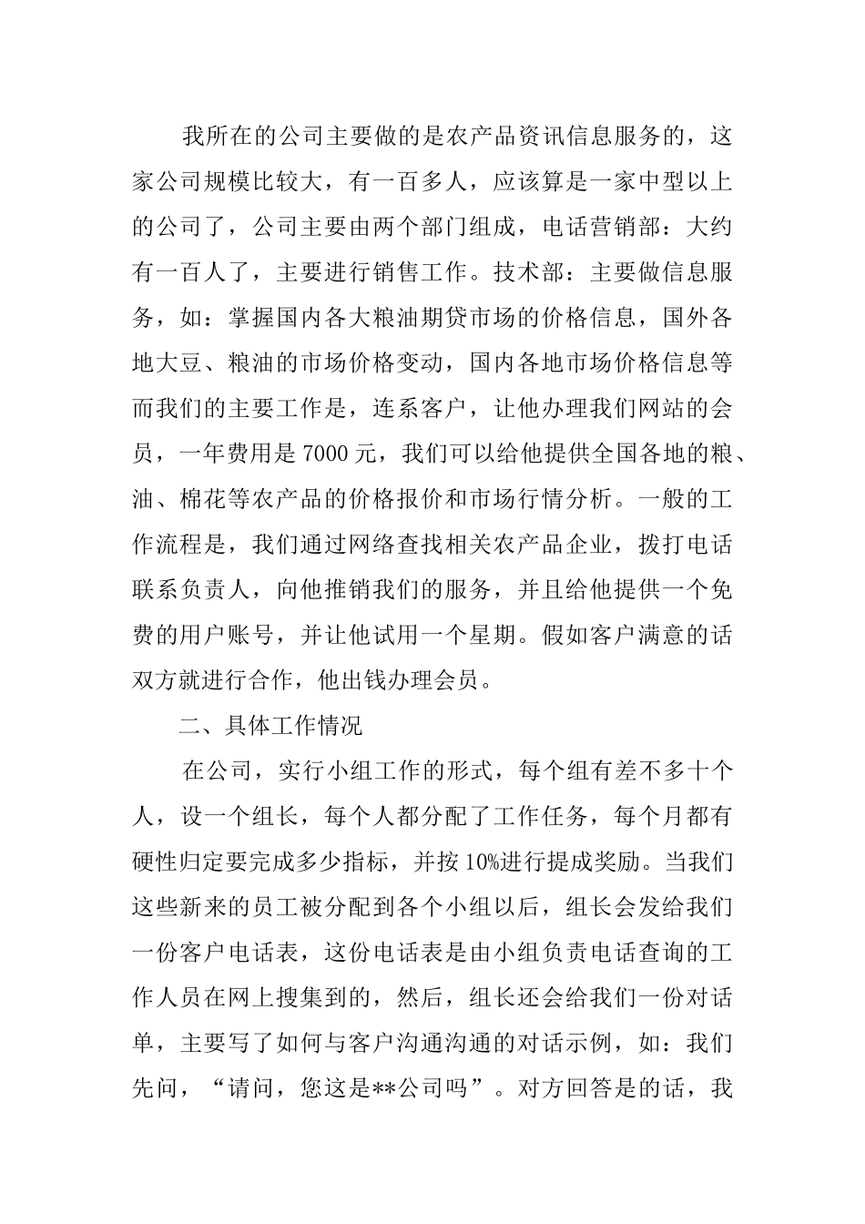 销售试用期转正工作总结_第2页