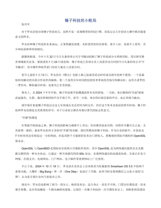 锤子科技的小败局