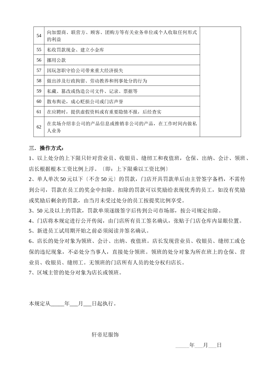 门店员工行为管理规定_第3页
