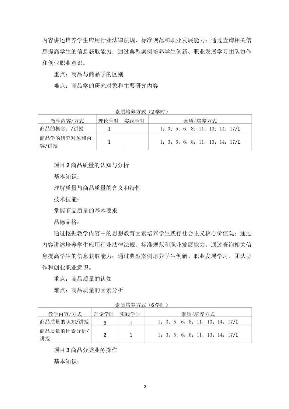快递业务管理教学大纲_第3页