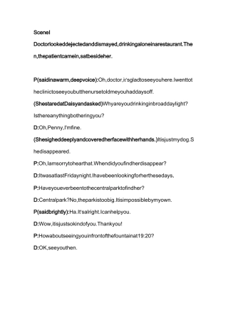 两人英语剧剧本-《拔牙》+《二人英语剧剧本》