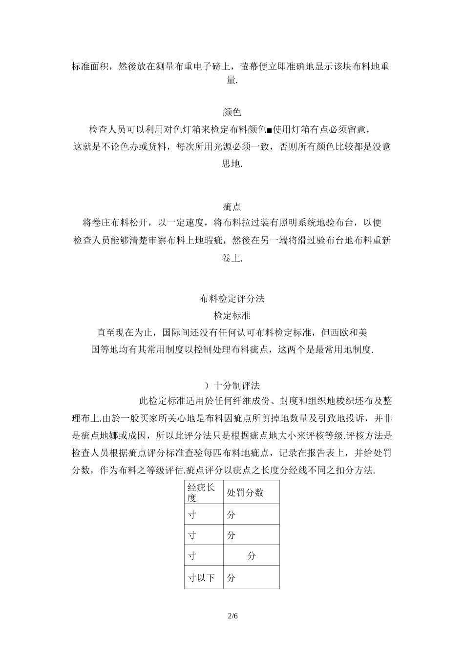 面料检验标准布料检验标准_第2页