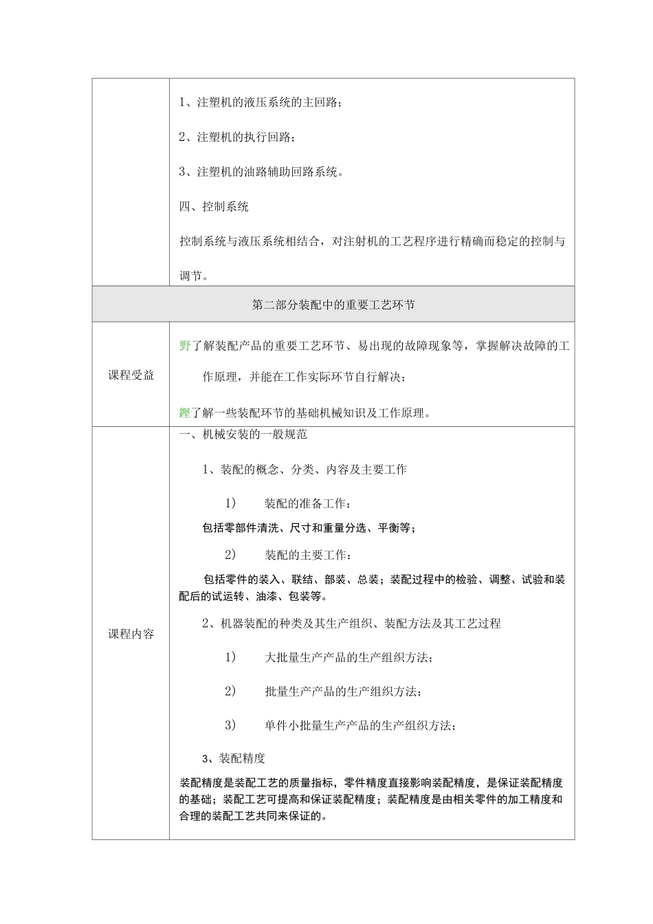 注塑机装配人员培训方案_第3页