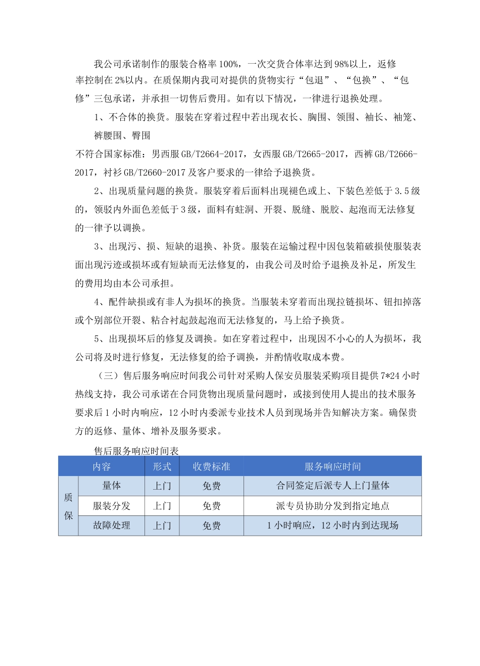 保安服装配送方案_第3页