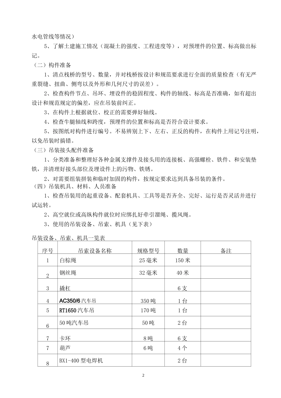 输煤栈桥吊装方案最终_第2页