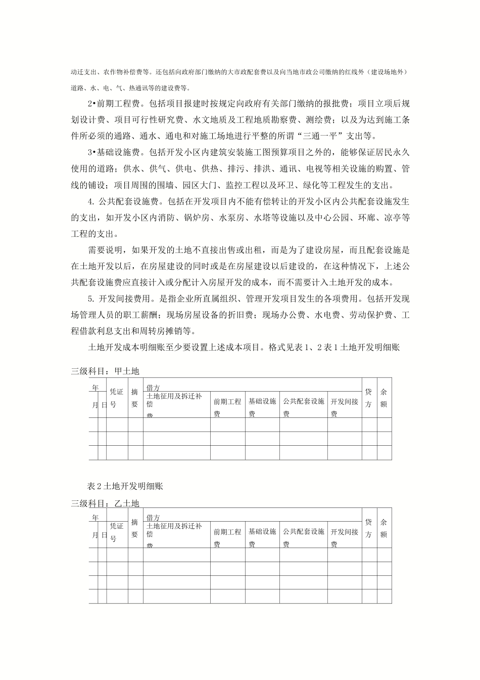 房地产企业开发成本核算的内容_第3页