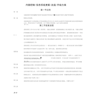 2内部控制-信息系统更新改造升级方案
