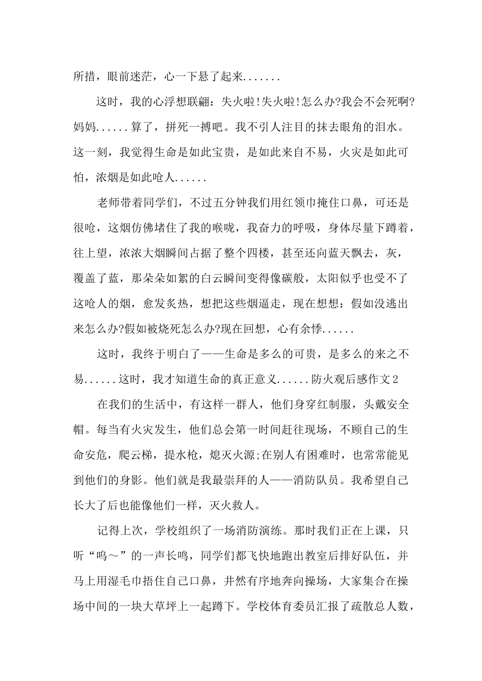 防火观后感作文多篇_第2页