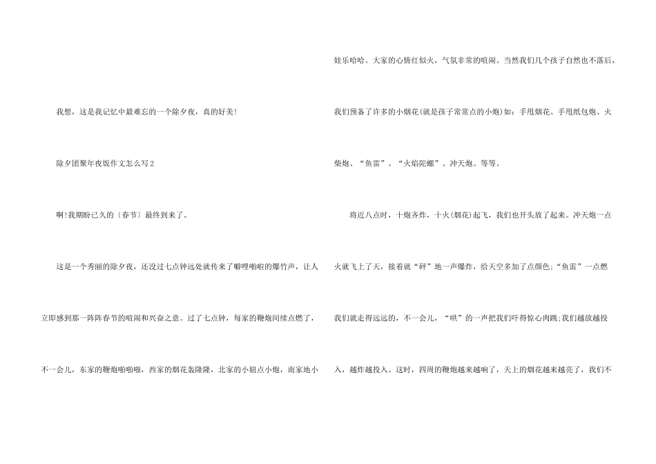 除夕团圆年夜饭怎么写_第3页