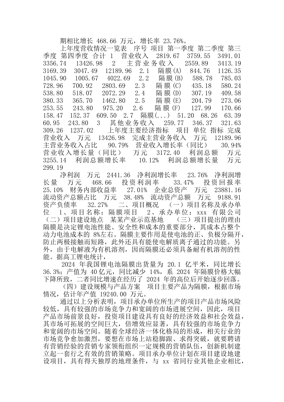 隔膜项目可行性计划_第3页