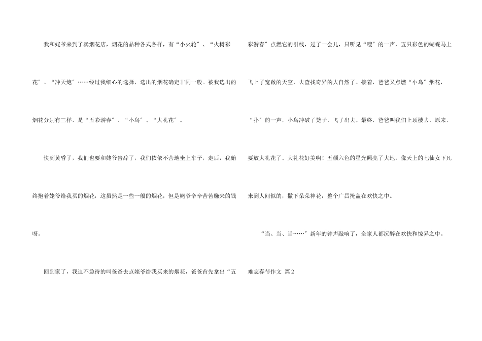 难忘春节三篇_第2页