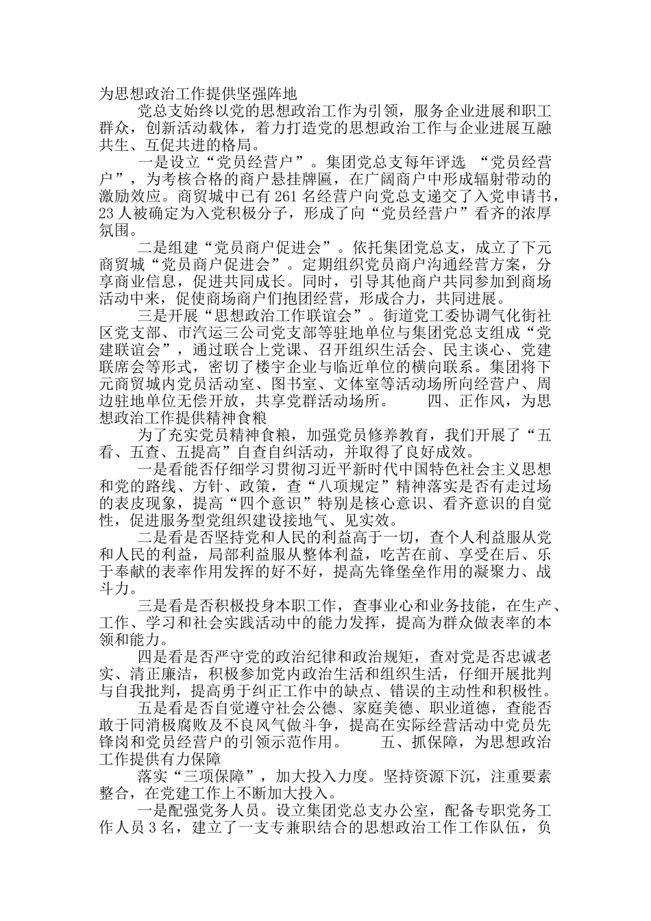 集团党总支党建工作总结报告_第2页