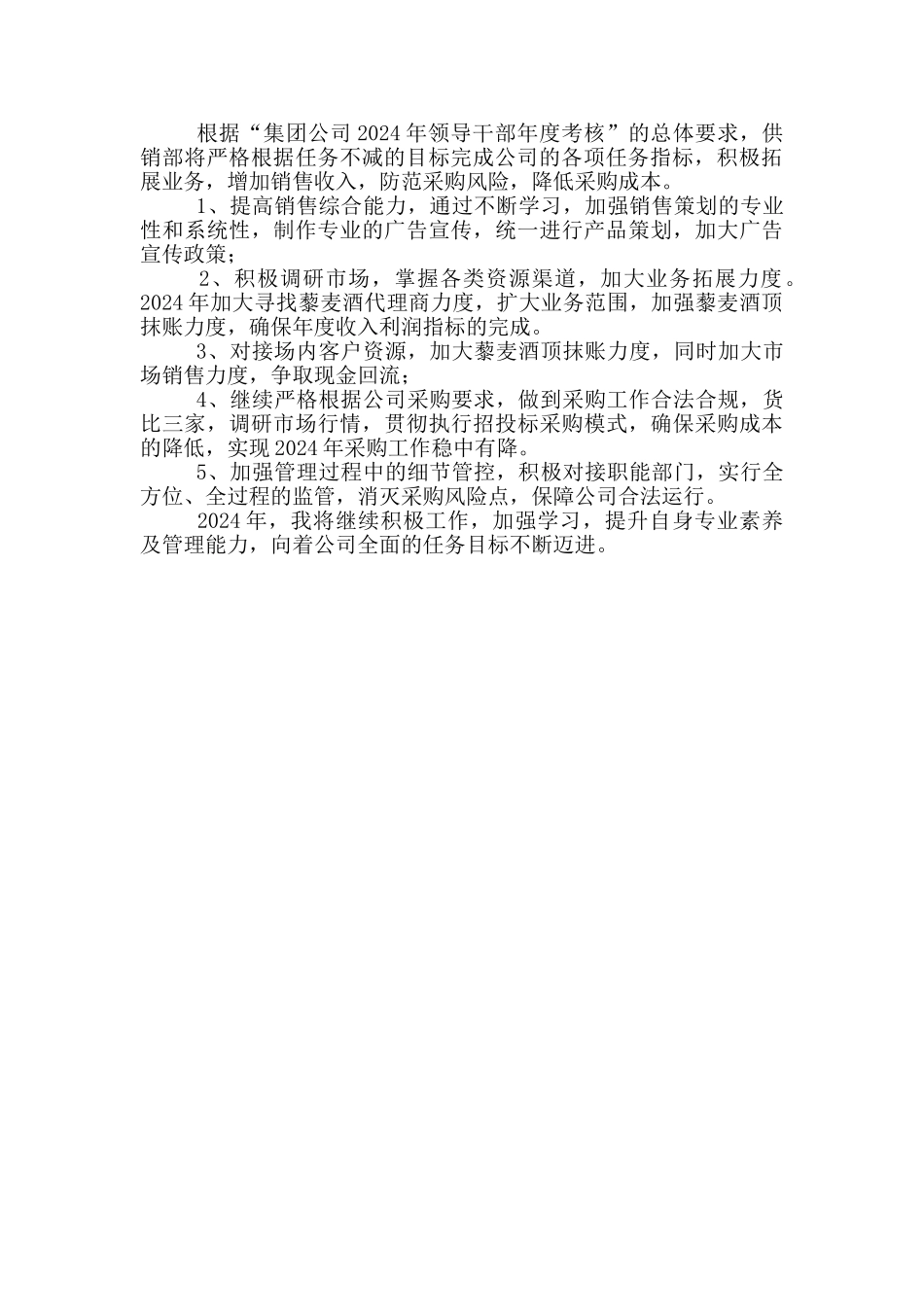 集团公司销售及采购个人工作总结_第2页