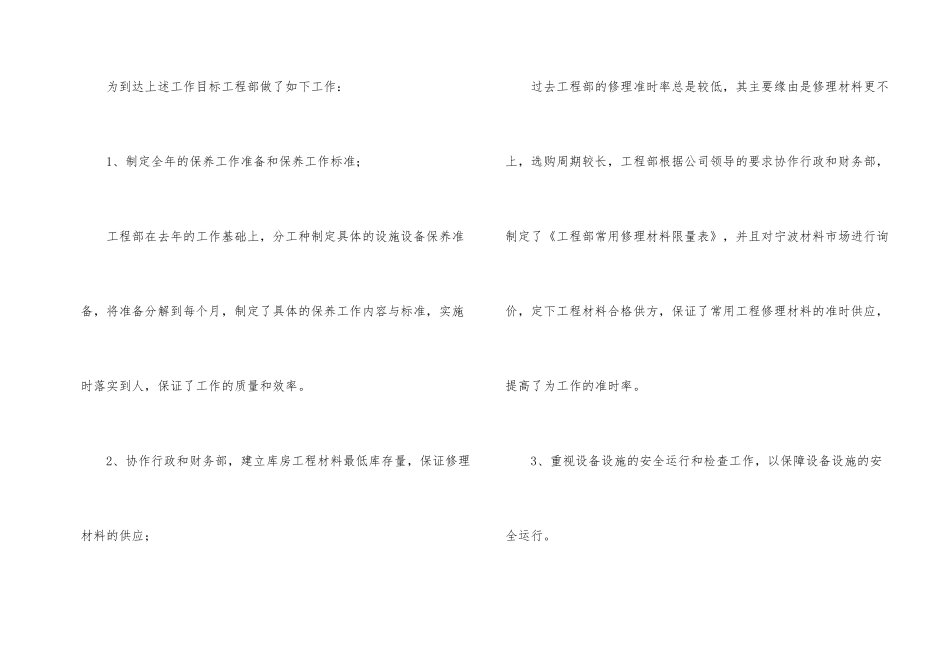 集团工程部工作总结_第2页