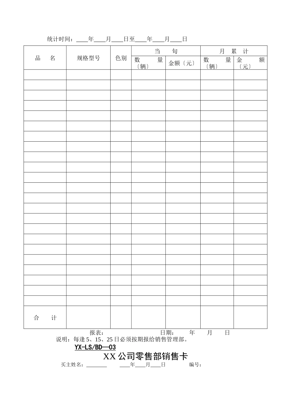 零售部零售任务分解表_第2页