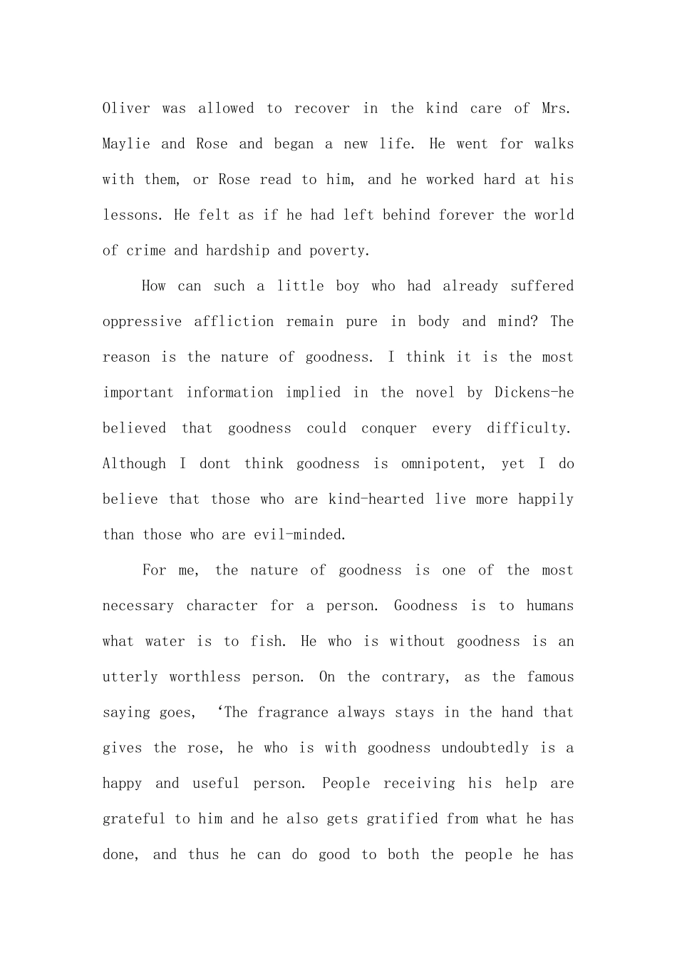 雾都孤儿英文读后感_第2页