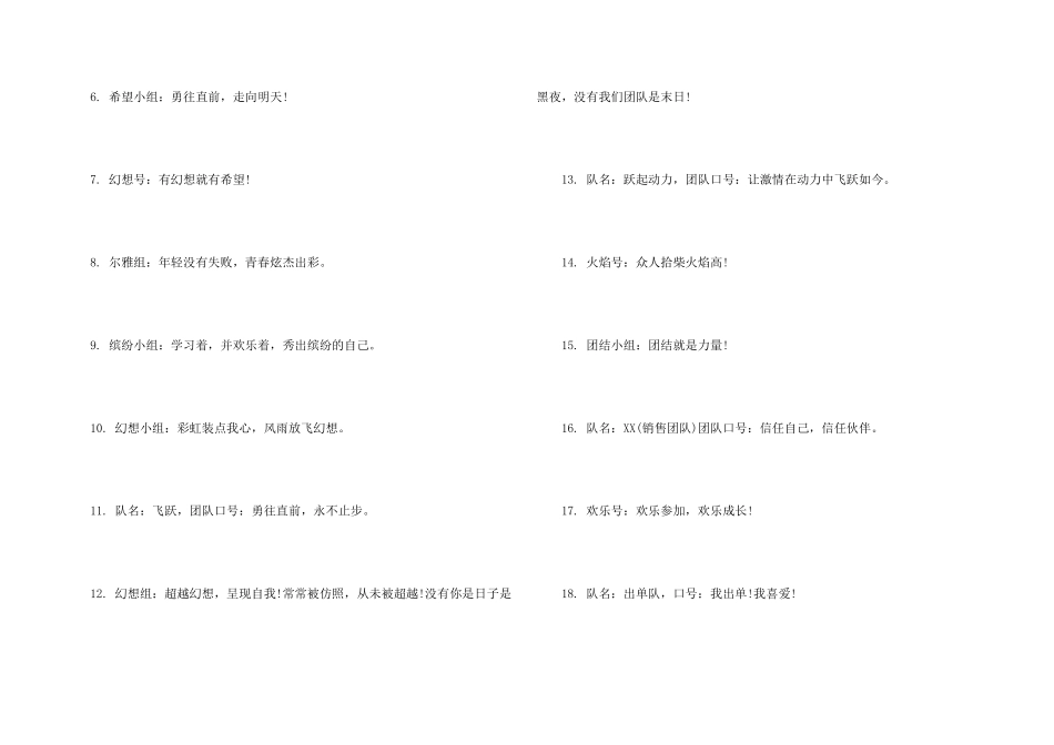 霸气的小组名称和口号_第3页