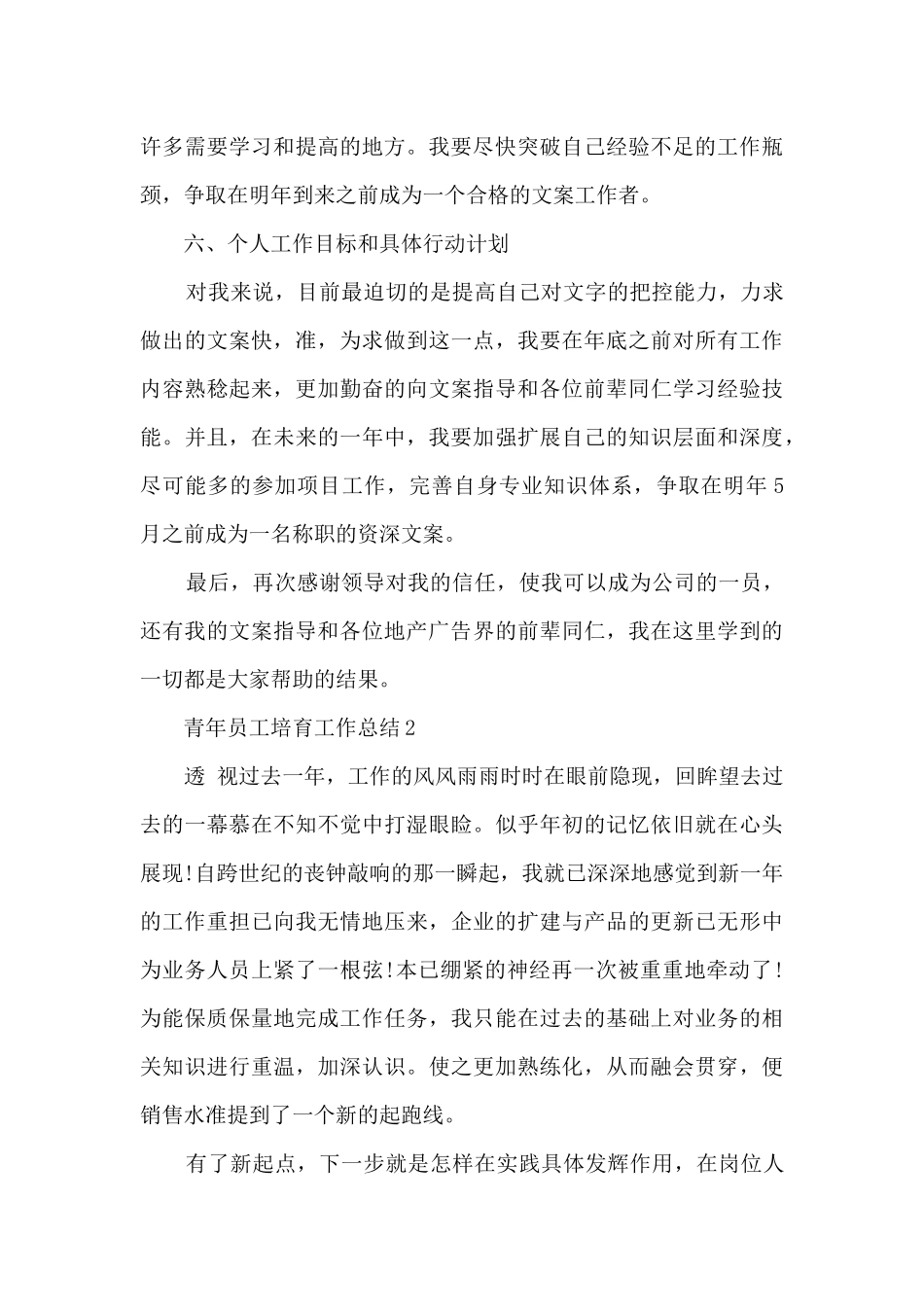 青年员工培养工作总结5篇_第3页