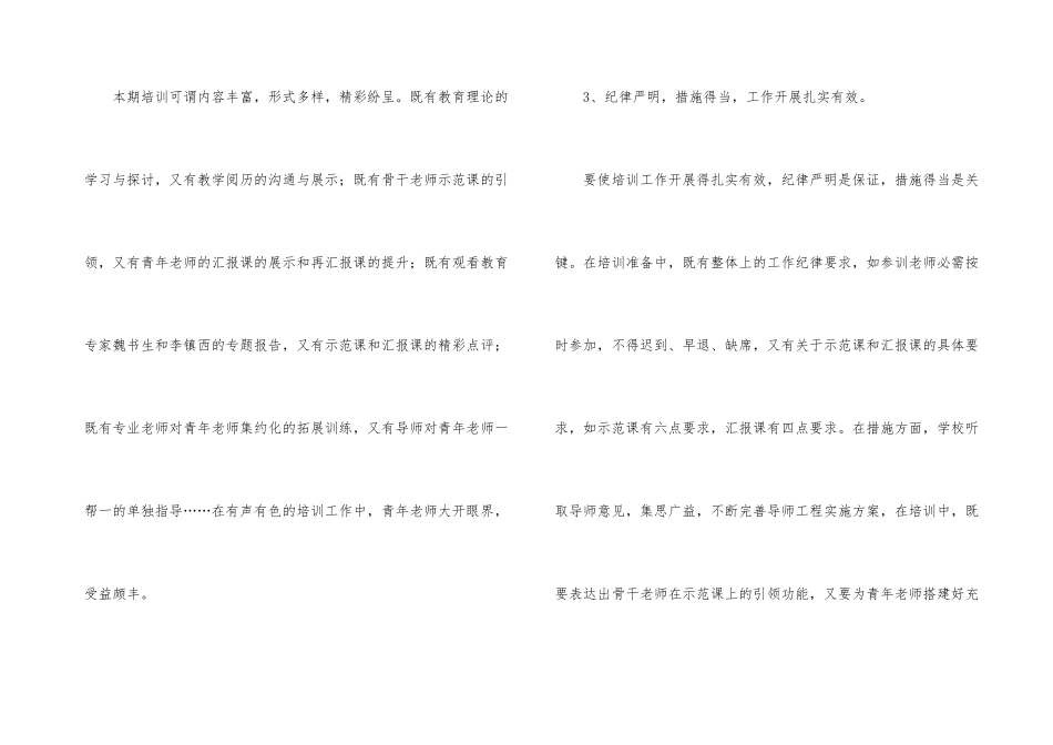 青年教师暑期培训总结_第3页