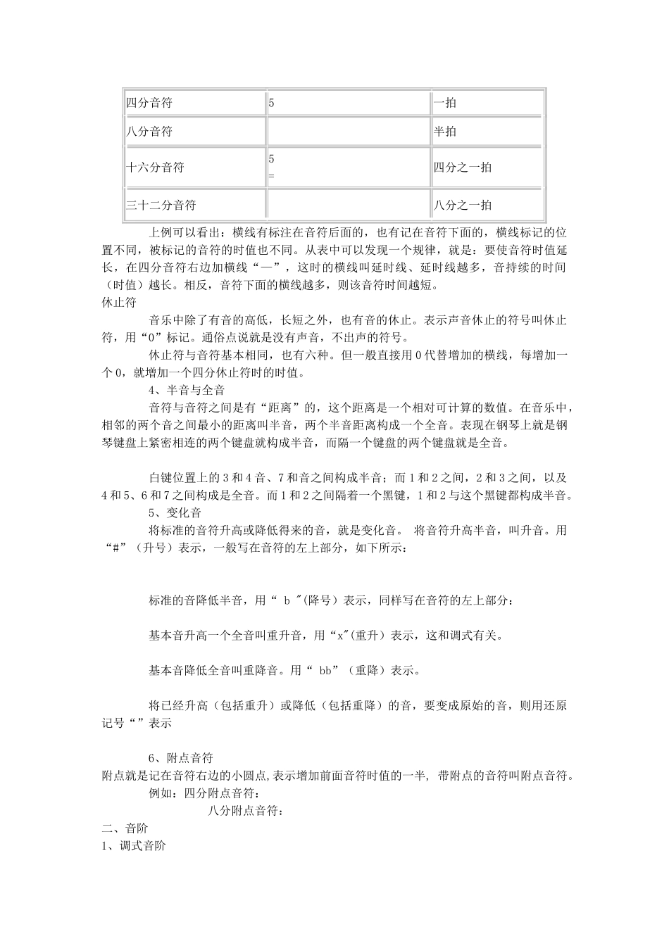 音乐基础知识教案_第2页