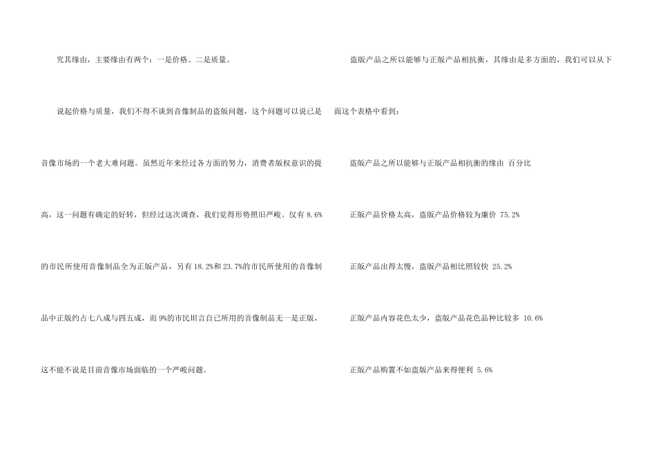 音像市场的调查报告_第3页