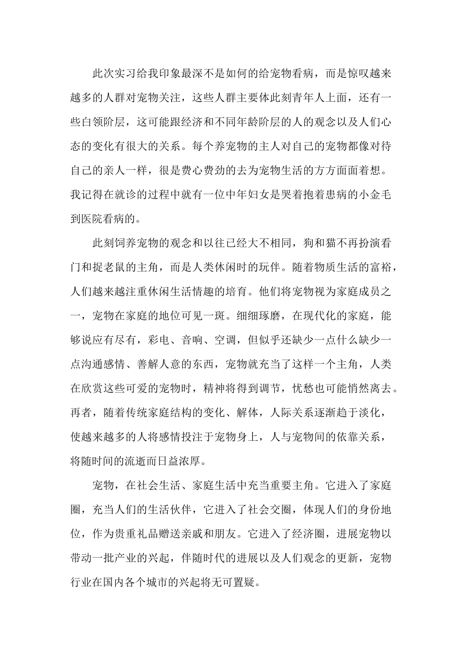 顶岗实习报告3000字医院精选_第3页