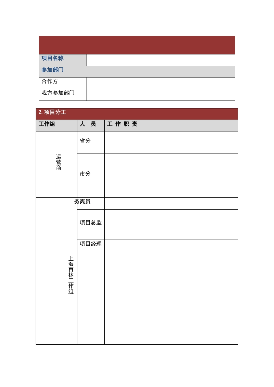 项目启动确认书模板_第1页