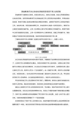 项目干系人案例分析