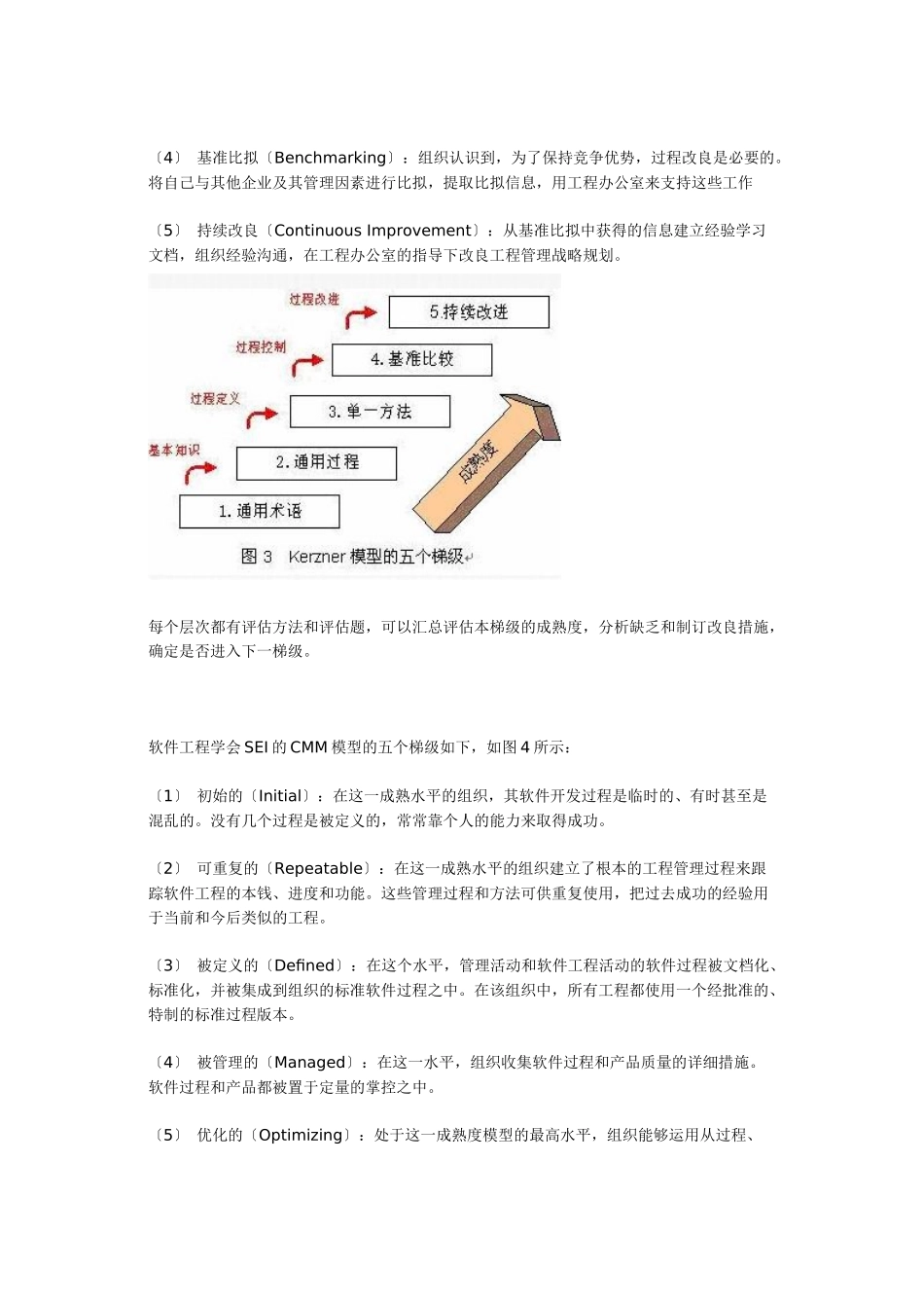 项目管理成熟度模型的各种表述_第3页