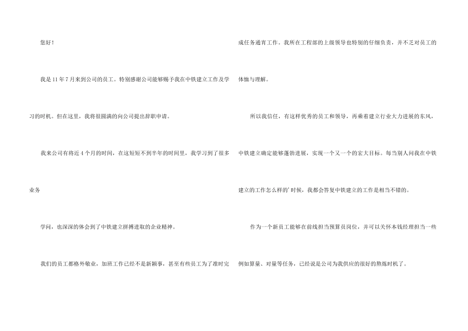预算员辞职报告集合6篇_第3页