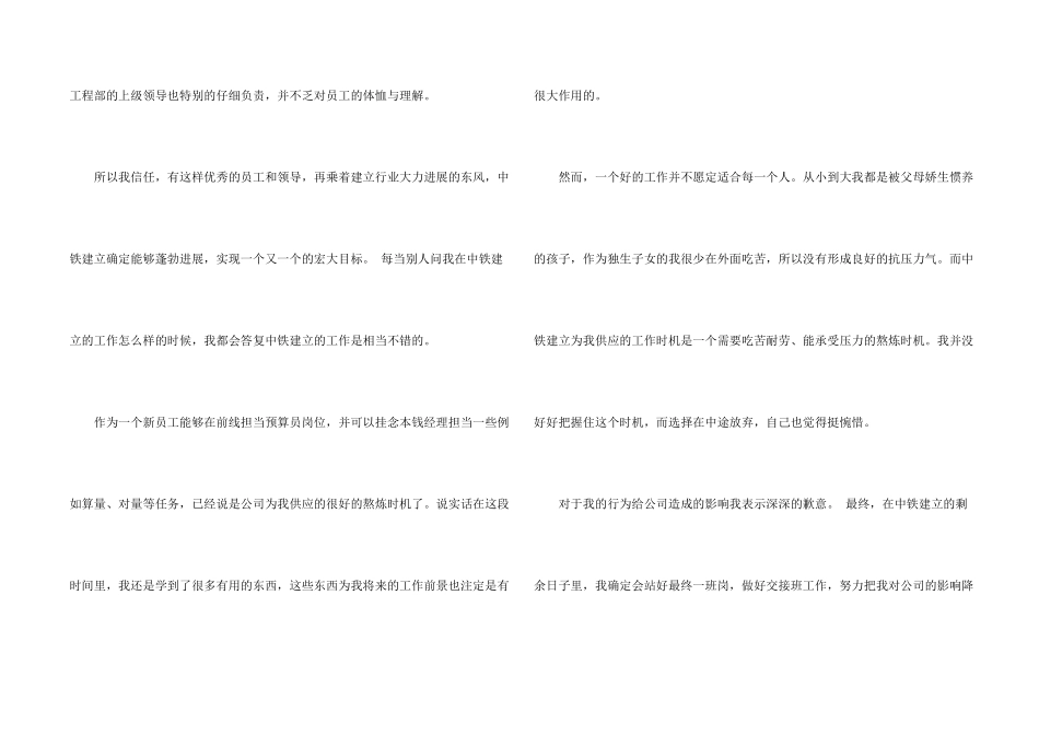预算员辞职报告三篇_第2页