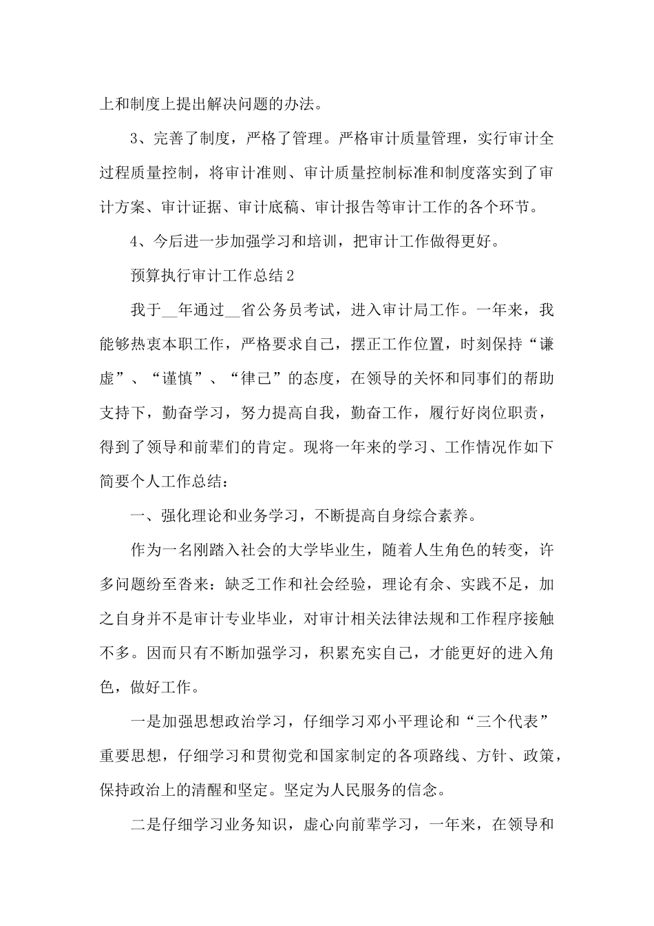 预算执行审计工作总结_第3页