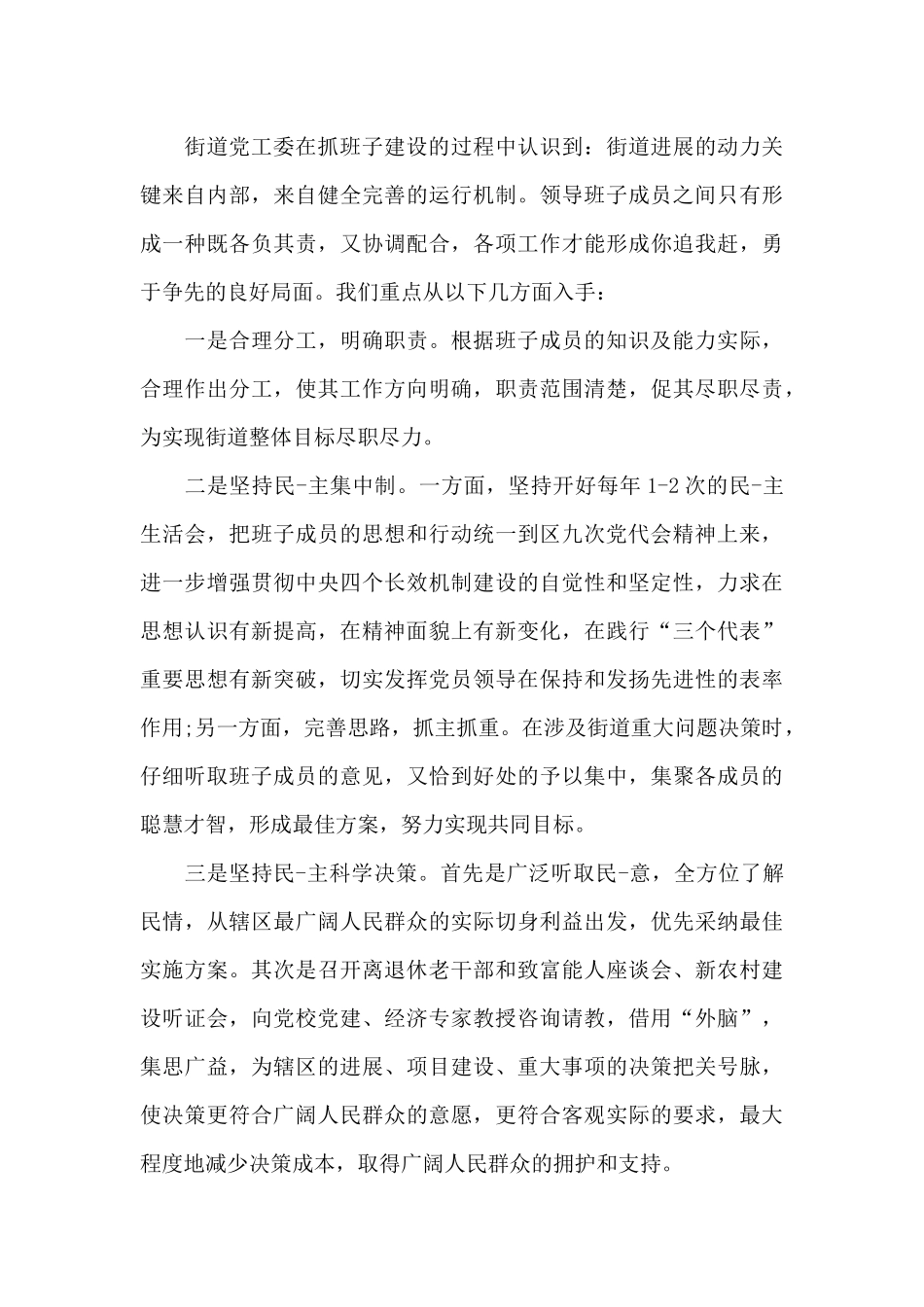 领导班子运行情况_第3页