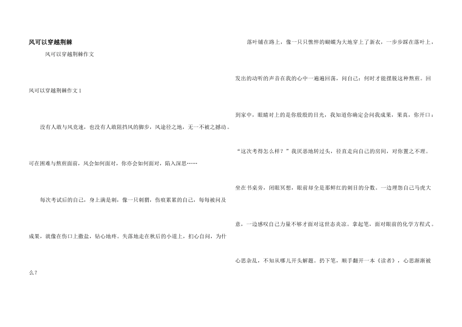 风可以穿越荆棘_第1页