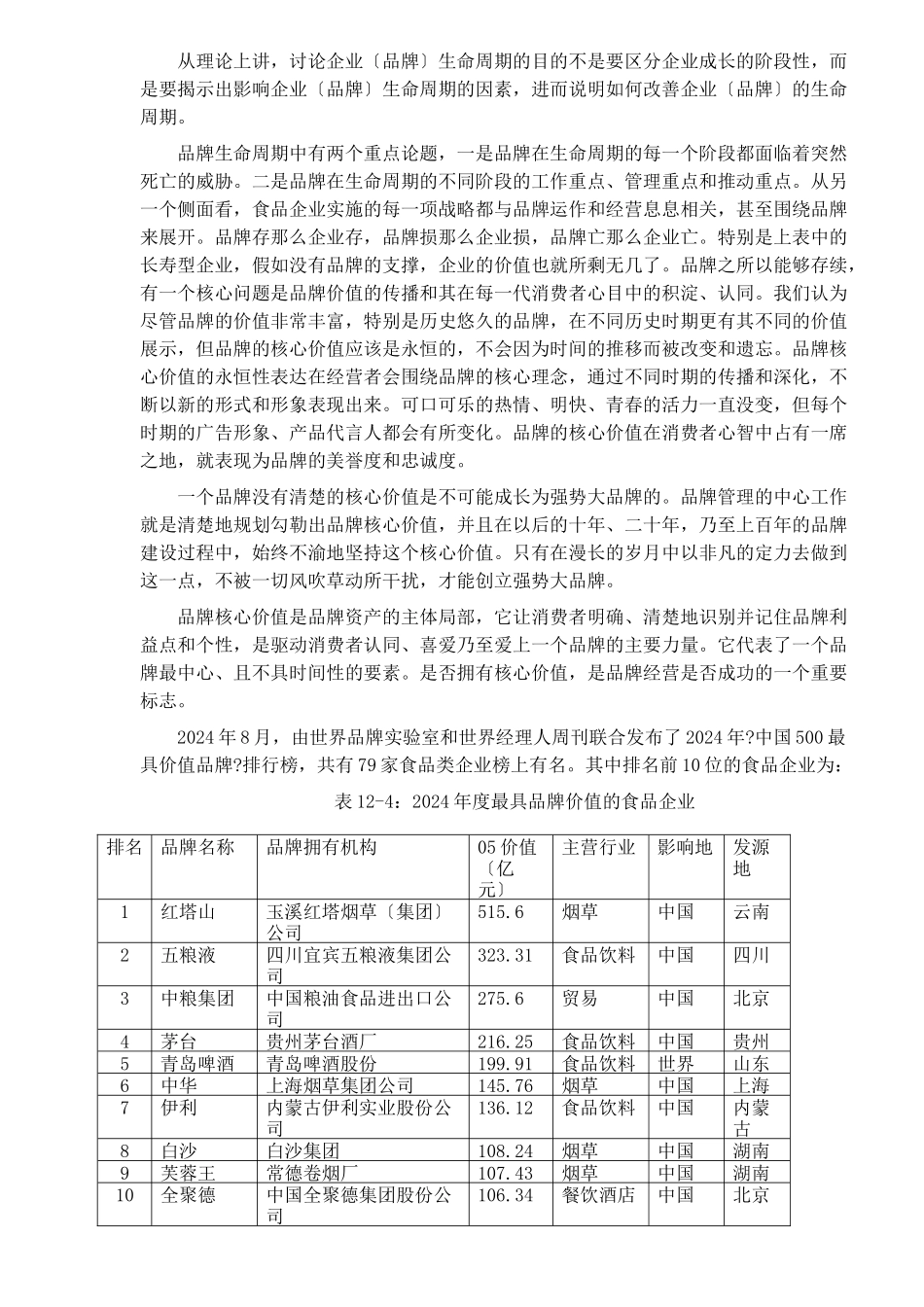 食品企业的品牌战略_第2页