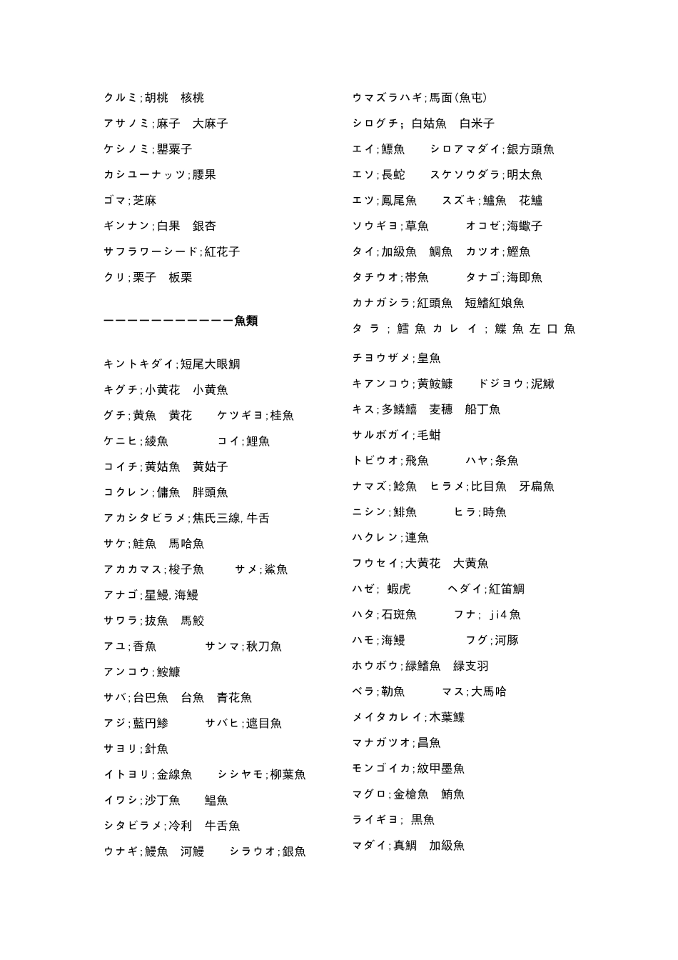 食物的日语名称_第3页