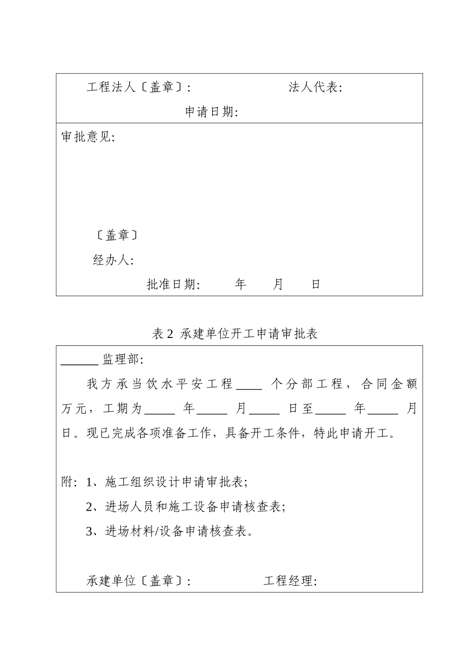 饮水安全工程质量评定系列表_第3页