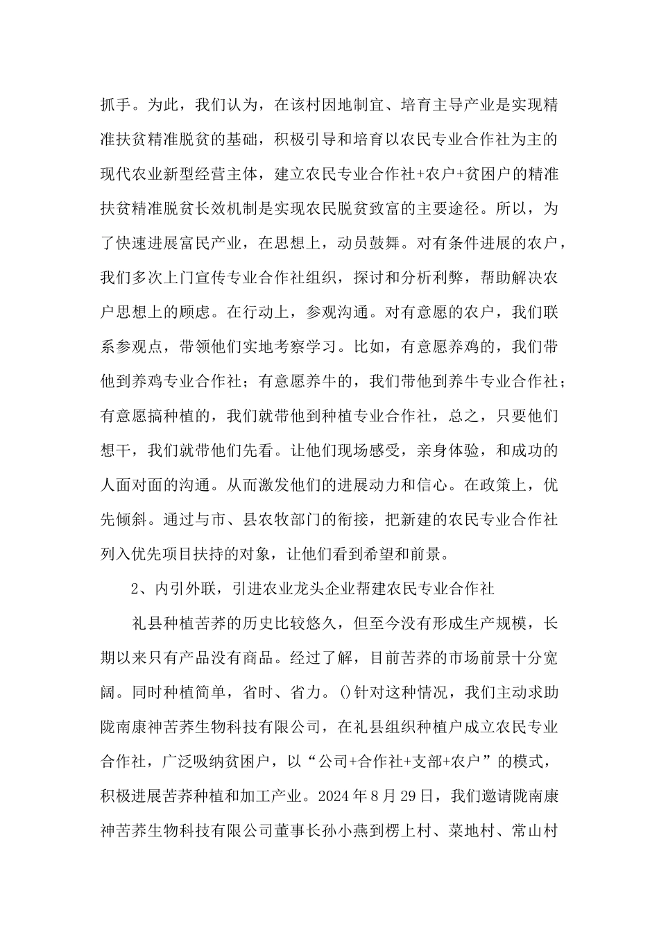 驻村工作队经验交流材料_第2页