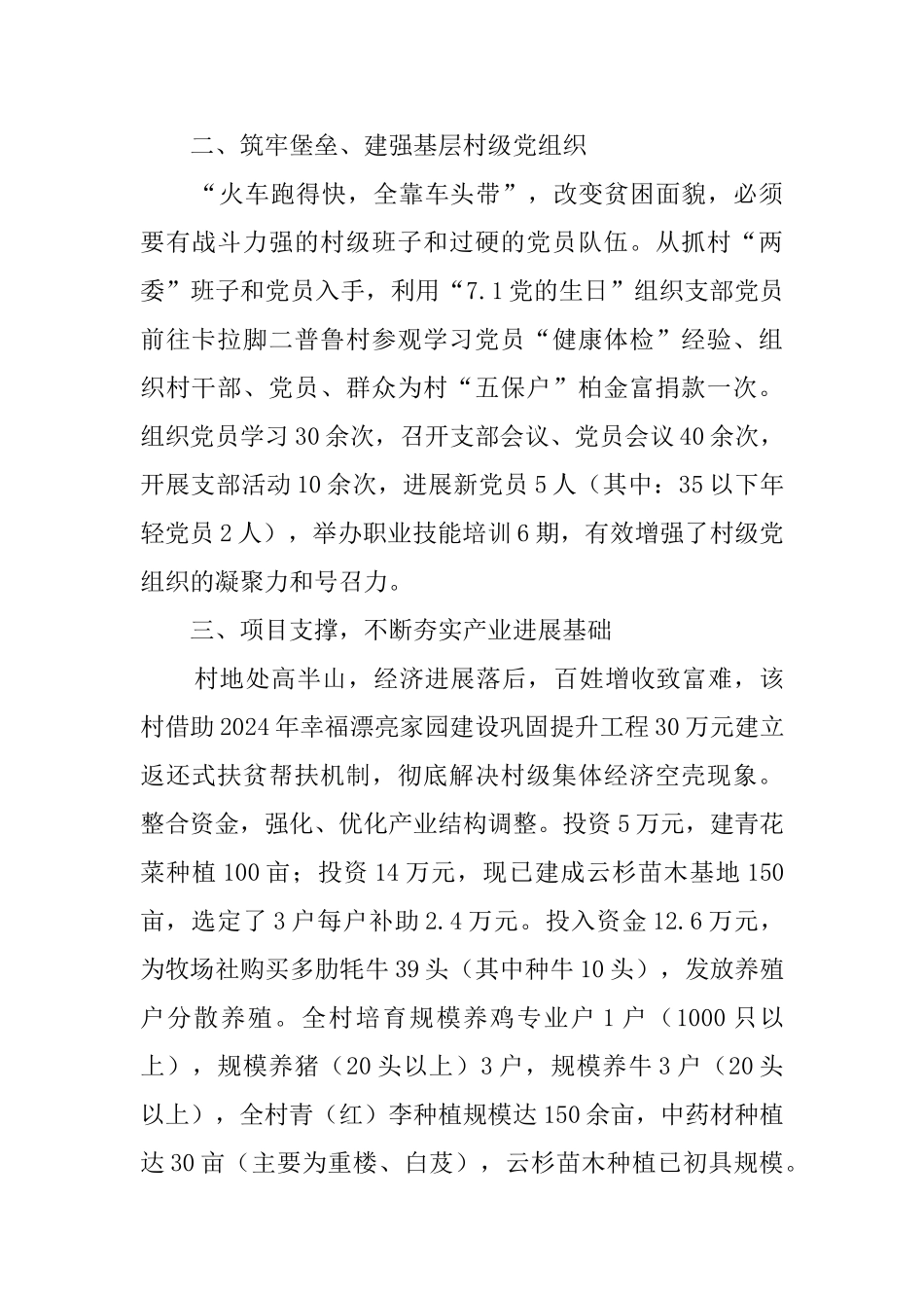 驻村第一书记事迹材料_第2页